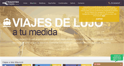 Desktop Screenshot of maestroviajes.com